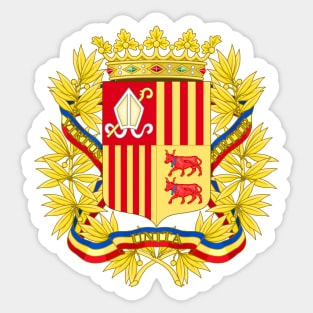 Andorra Coat of Arms Sticker